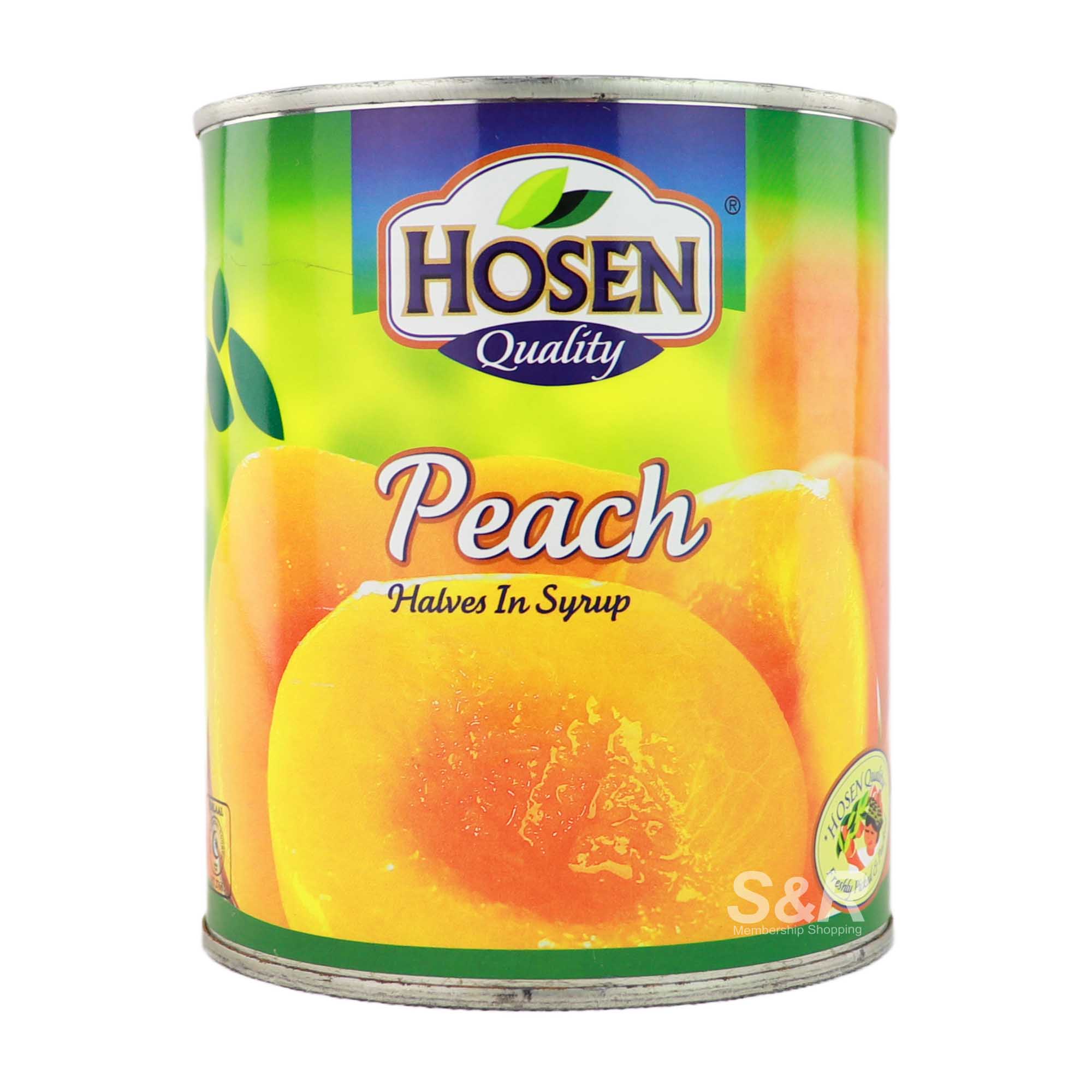 Hosen Quality Peach Halves in Syrup 825g